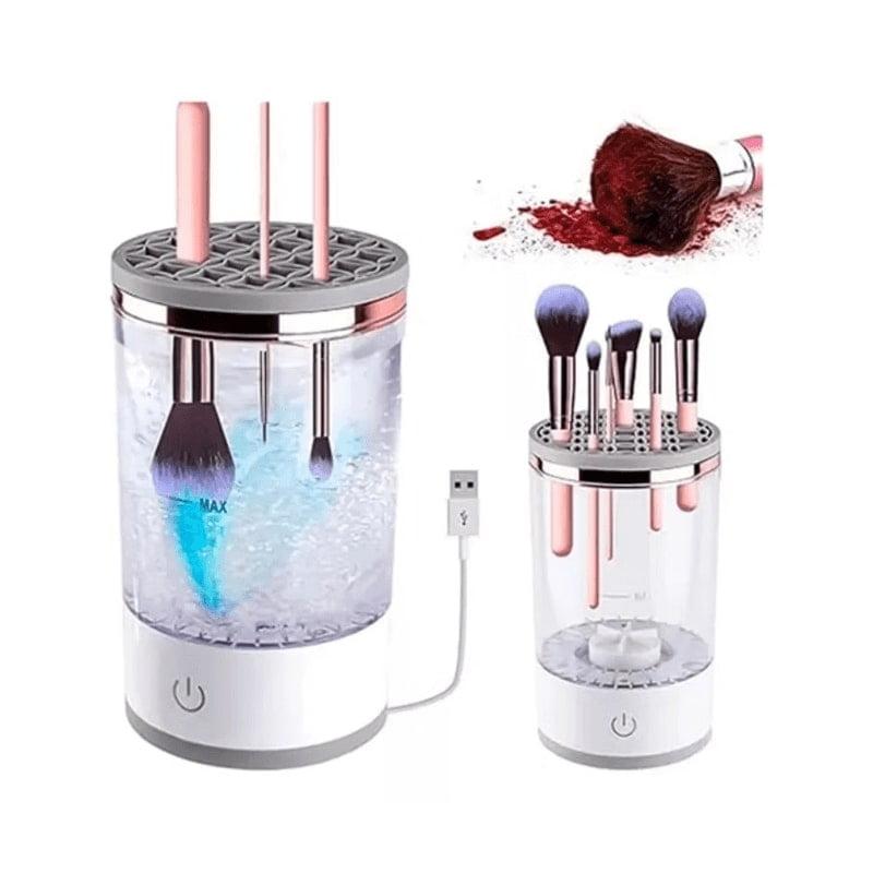 Limpiador Automático de Brochas de Maquillaje 2024 Alta Potencia y Limpieza Profunda