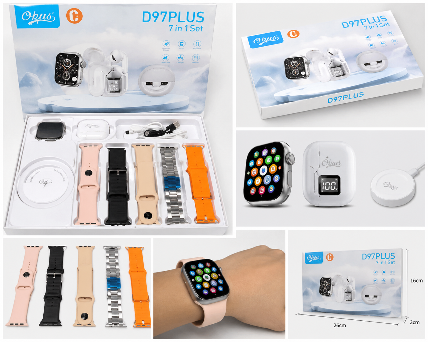 SET DE RELOJ 9 +1 SMART D97PLUS