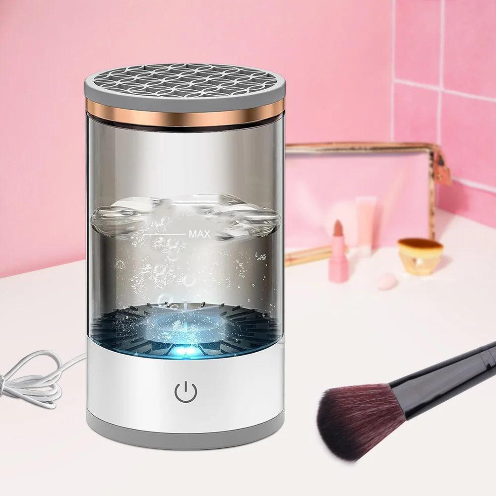 Limpiador Automático de Brochas de Maquillaje 2024 Alta Potencia y Limpieza Profunda